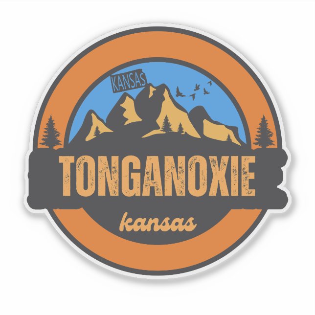 Tonganoxie, Kansas Aufkleber (Vorderseite)