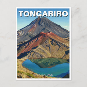 Tongariro Nationalpark Neuseeland Postkarte