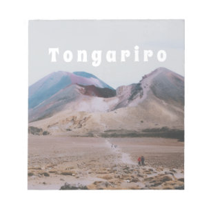 Tongariro Nationalpark, Neuseeland Souvenir Notizblock