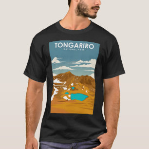 Tongariro Neuseeländischer Nationalpark T-Shirt