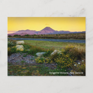 Tongariro Vocano, Neuseeland Postkarte