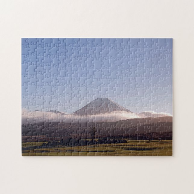 Tongariro, Vulcano und Neuseeland / Aotearoa Puzzle (Horizontal)