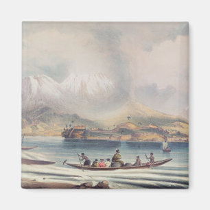 Tongariro Vulkan, Neuseeland Magnet