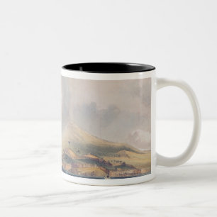Tongariro Vulkan, Neuseeland Zweifarbige Tasse