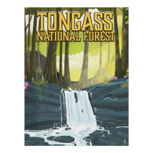 Tongass National Forest Reiseplakat Poster