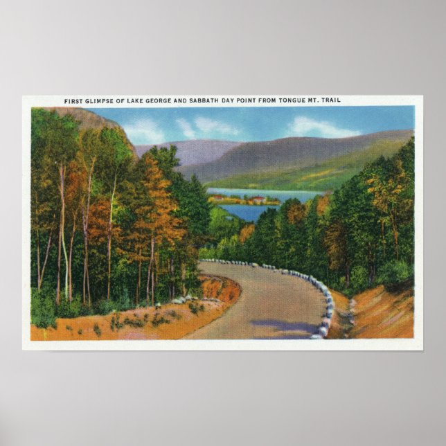 Tongue Mt Trail View Day Point und Poster (Vorne)