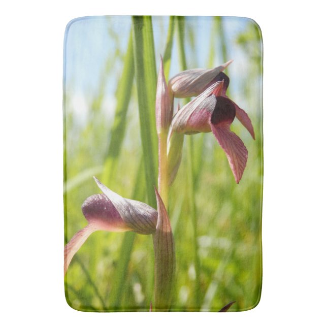 Tongue Orchid Bath Mat Badematte (Vorderseite Vertikal)