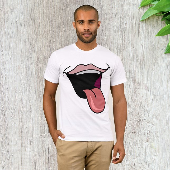 Tongue Out Mens T - Shirt (Von Creator hochgeladen)