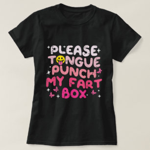 Tongue Punch Meine Furz Box Spaß T-Shirt