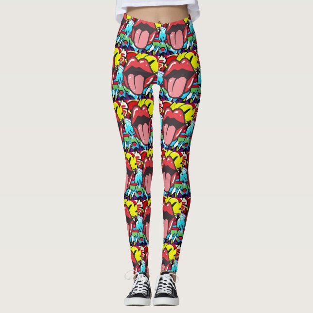 Tongue Twister Leggings (Vorderseite)
