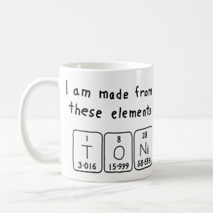 Toni-Periodenname Tasse