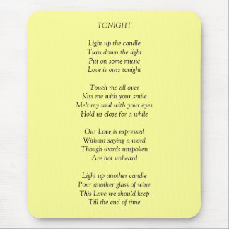 TONIGHT/Love Mousepad