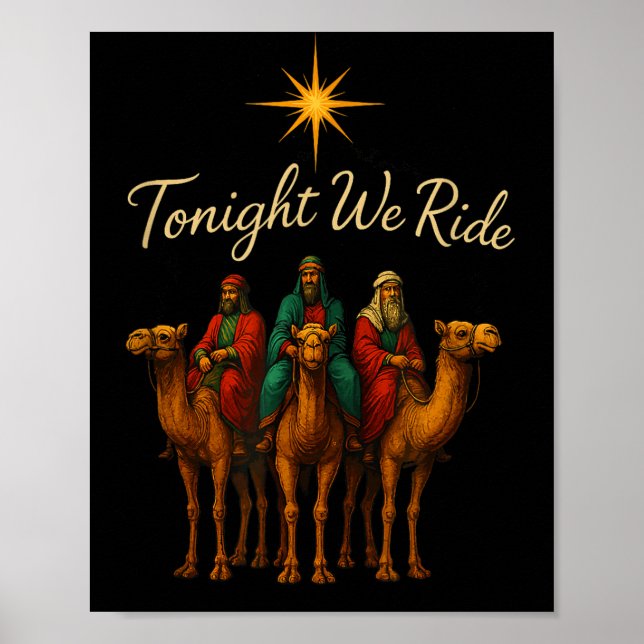 Tonight We Ride  Poster (Vorne)