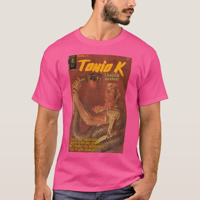 Tonio K I Handle Schlangen T-Shirt (Vorderseite)