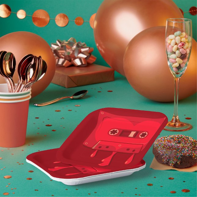 Tonkassette Pappteller (Von Creator hochgeladen)