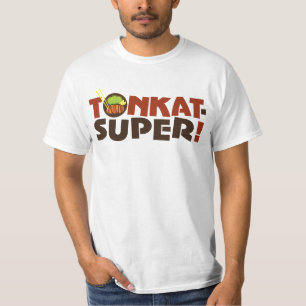 Tonkat-Super! Tonkatsu Grafik-T-Shirt T-Shirt