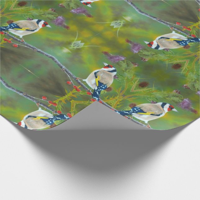 Tonkinson Birds - Finch & Thistle Geschenkpackung Geschenkpapier (Ecke)