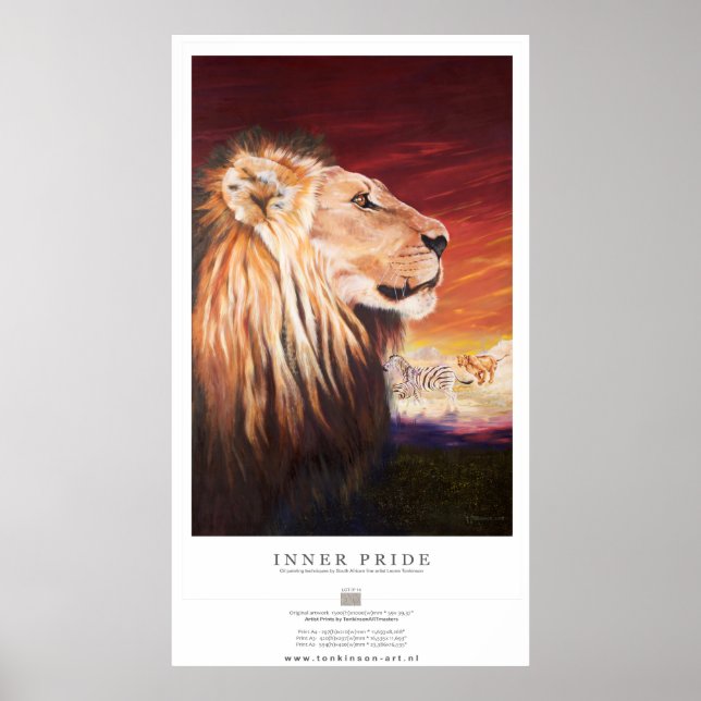 Tonkinson Wildlife collection - Inner pride Poster (Vorne)