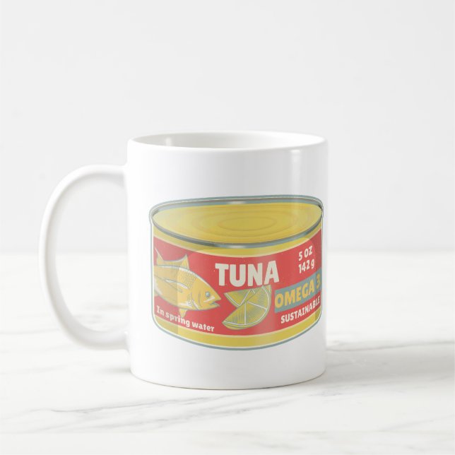 Tonne Thunfischkonserven Kaffeetasse (Links)