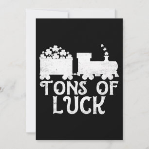Tonne Vintager St. Patricks Tageszug Shamroc Einladung