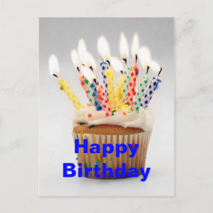 Tonnen Kerzen Geburtstag Grußkarte Postkarte