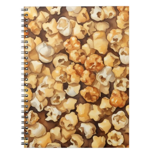Tonnen von Popcorn  Notizblock (Vorderseite)