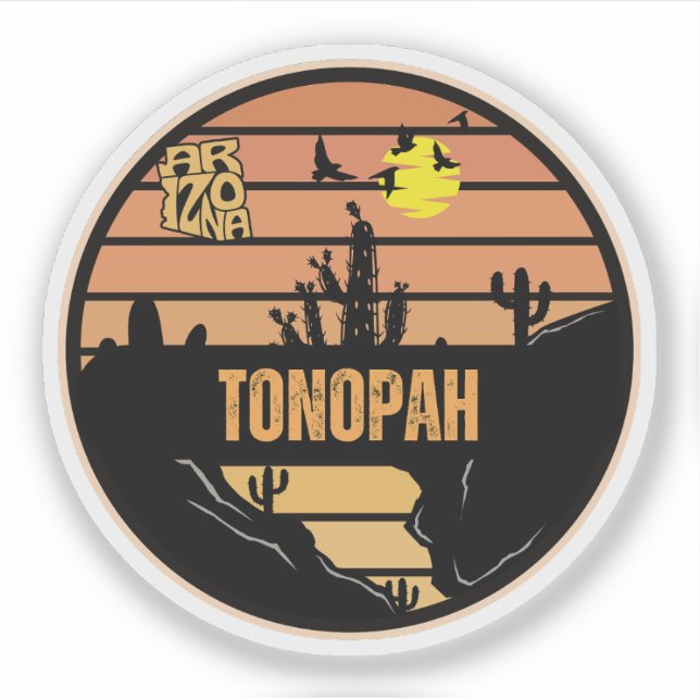 Tonopah, Arizona Aufkleber (Vorderseite)