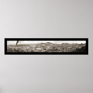 Tonopah NV Panorama Foto 1913 Poster
