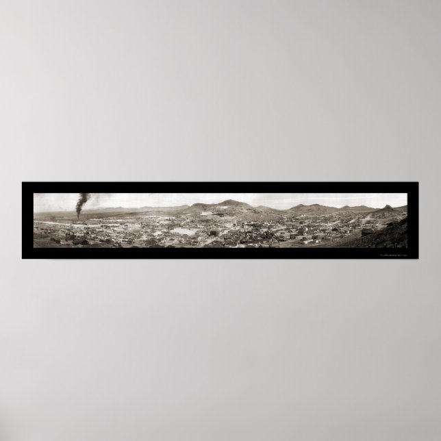 Tonopah NV Panorama Foto 1913 Poster (Vorne)