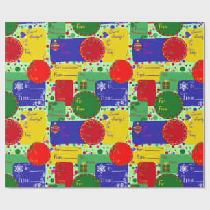 Tons of Tags Weihnachtspapier Geschenkpapier