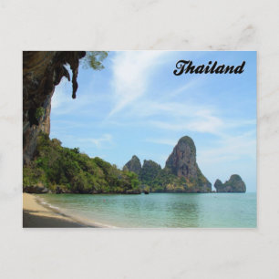 Tonsai Strand-Railay Strand Krabi Thailand Postkarte