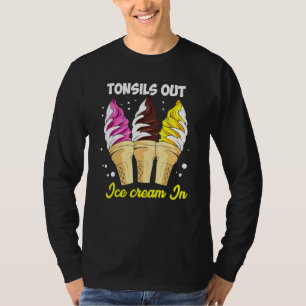 Tonsille aus Eiscreme in Kids Tonsilos entfernen S T-Shirt