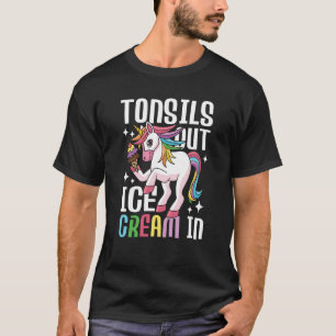 Tonsille Eiscreme im Überleben der Tonsillektomie T-Shirt