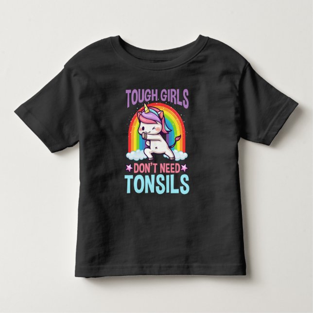 Tonsillectomie bei sonniger Tonsil-Entfernung Einh Kleinkind T-shirt (Vorderseite)