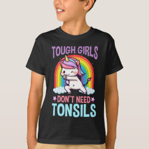 Tonsillectomie bei sonniger Tonsil-Entfernung Einh T-Shirt