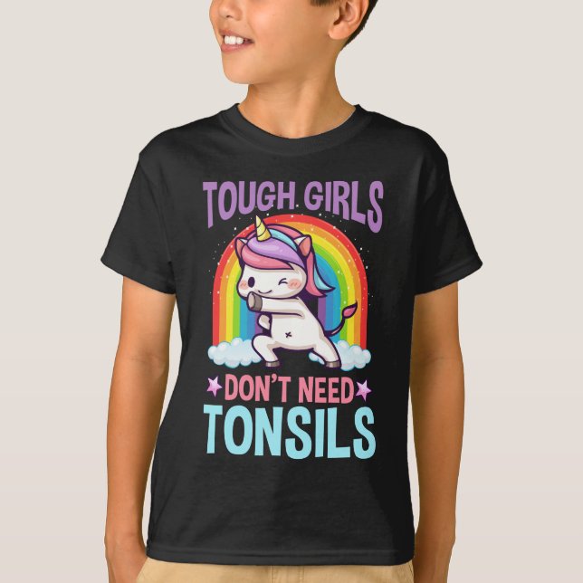 Tonsillectomie bei sonniger Tonsil-Entfernung Einh T-Shirt (Vorderseite)