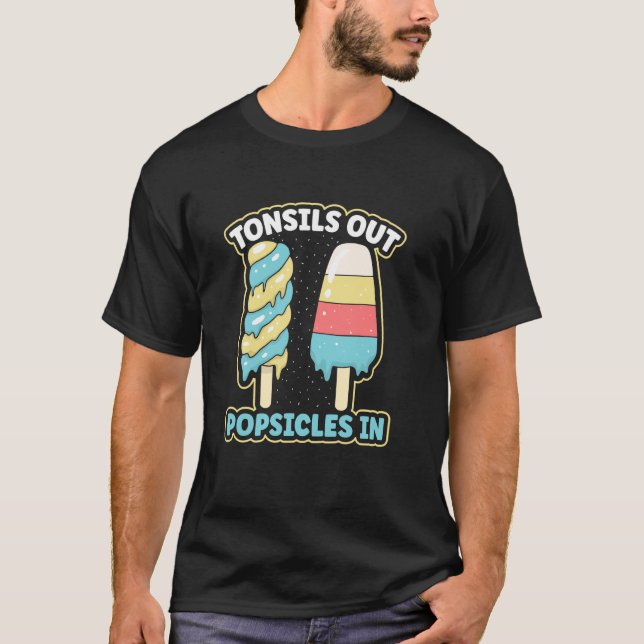 Tonsillectomie Entfernen von Krämpfen T-Shirt (Vorderseite)