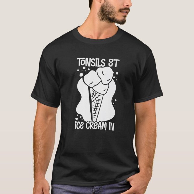 Tonsillektomie Tonsillenentfernung Erholung Operat T-Shirt (Vorderseite)