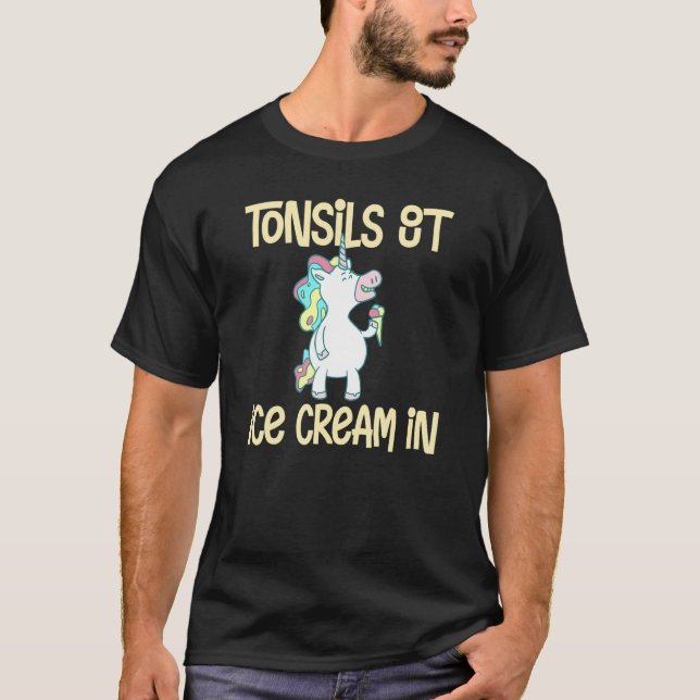 Tonsillektomie Tonsillenentfernung Erholung Operat T-Shirt (Vorderseite)