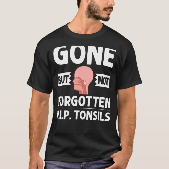 Tonsillektomie Tonsillenentfernung Erholung Operat T-Shirt (Vorderseite)
