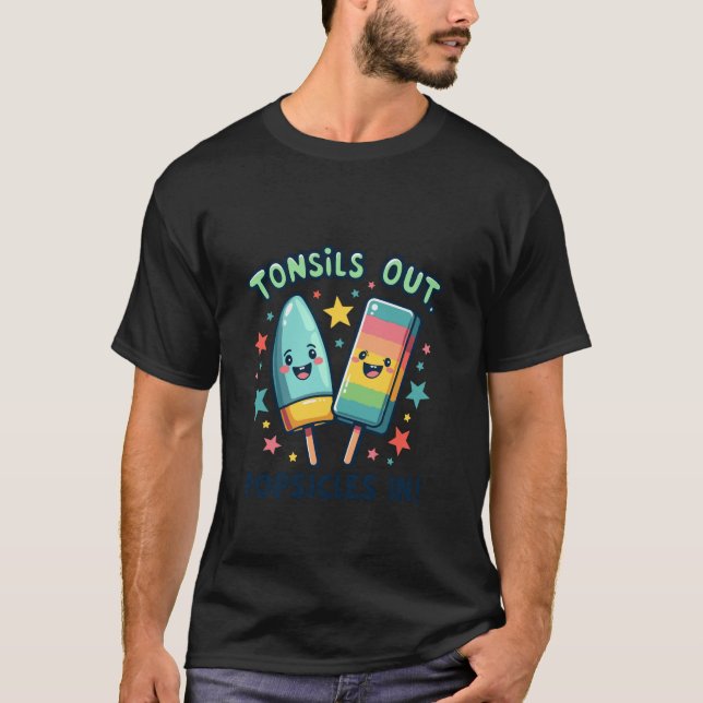 Tonsillen im sonnigen Tonsil-Umzugsschwein - Burg T-Shirt (Vorderseite)