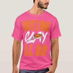 Tontauben schiessen über den ganzen Tag Tontaubens T-Shirt