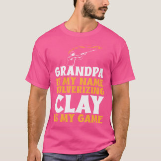 Tontaubenschießen Opa Vater Tontaubenschießen T-Shirt