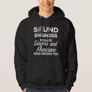 Tontechniker Musiker Sound-Mann Tech Hoodie