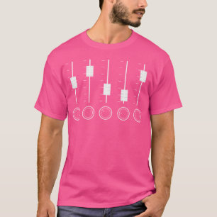 Tontechniker Tonmeister Mischer Elektro Audio Akus T-Shirt