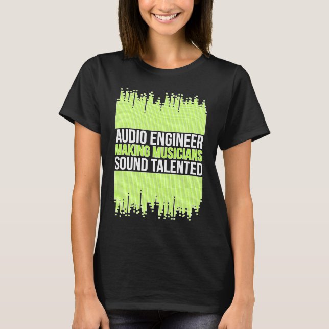 Tontechniker Tontechnik T-Shirt (Vorderseite)