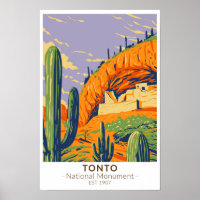 Tonto National Monument Arizona Vintage