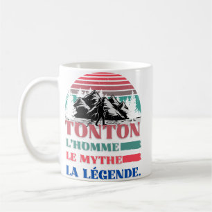 Tonton: Der Mann, der Mythos, das Vintage Geschenk Kaffeetasse