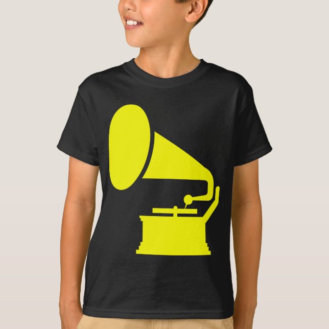 Tonträger - gelb T-Shirt (Vorderseite)