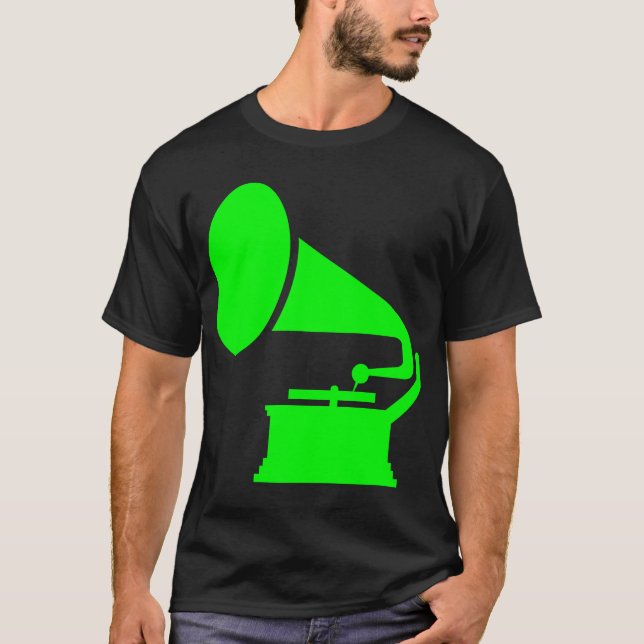 Tonträger - grün T-Shirt (Vorderseite)